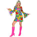 Widmann Adult Costume The 70s Groovy Style, Flower Dress, Hippie, 70s, Theme Party, Carnival XS