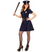"POLICE OFFICER" (dress, belt, hat) - (S) S Blue