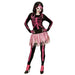 "PINK SKELETON" (shirt, pants, tutu, fingerless gloves) - (M)