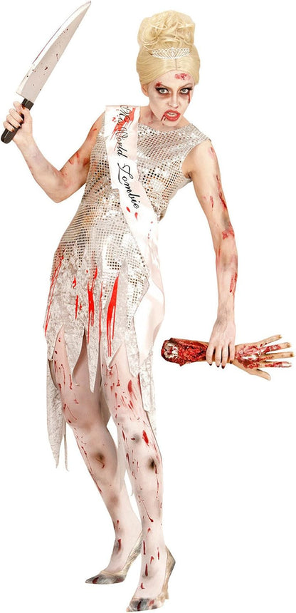 "ZOMBIE MISS WORLD" (dress, sash) - (M)