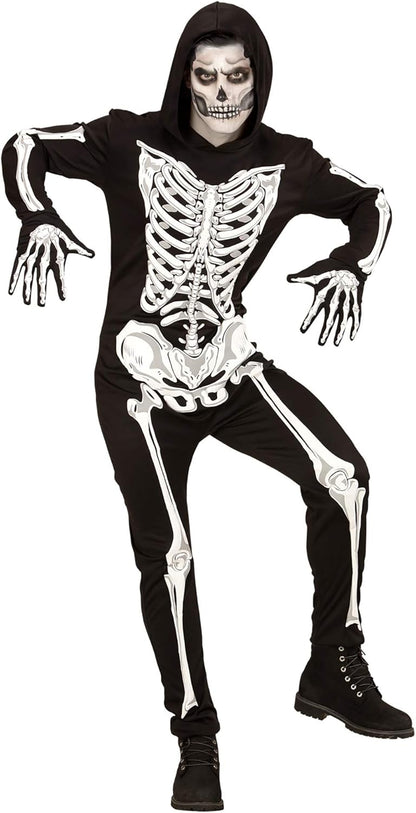 "SKELETON" (hooded jumpsuit, gloves) - (XL)
