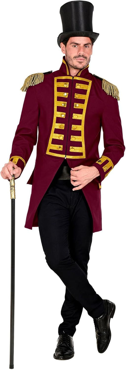 Widmann W Kostüm Parade Frack, Gothic, Pirat, Rock Star, Zirkusdirektor, Gardeuniform, Mottoparty, Karneval Bordeaux M