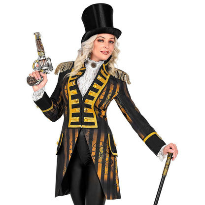 Widmann 49612 Steampunk Paradefrack for Women-M, Multicoloured