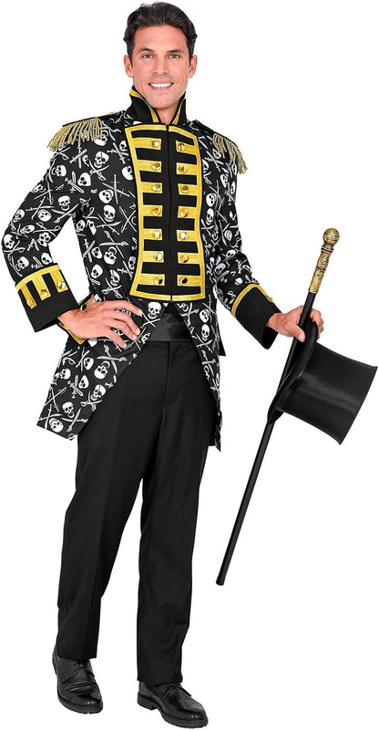 Widmann - Kostüm Parade Frack, Pirat, Rock Star, Gardeuniform, Totenkopf, Dia de los Muertos, Motto-Party, Karneval, Halloween
