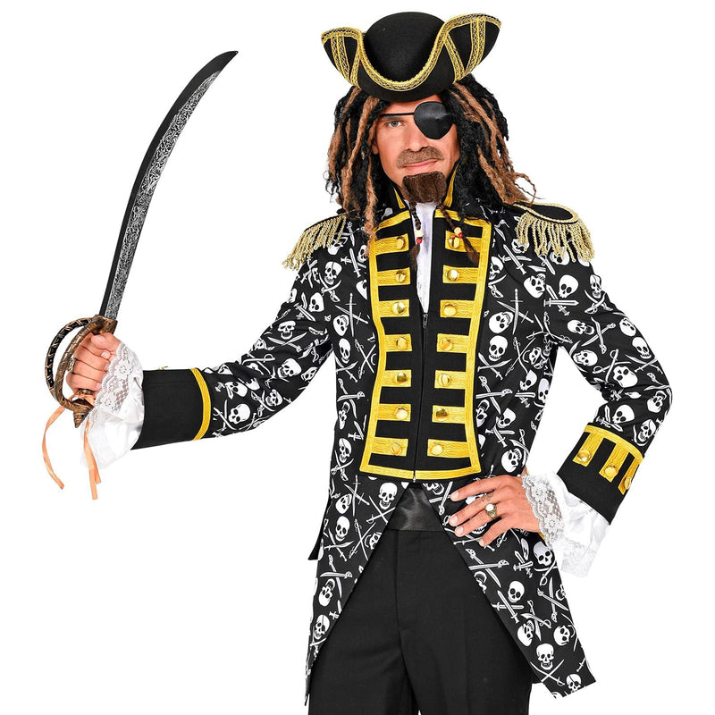 Widmann - Kostüm Parade Frack, Pirat, Rock Star, Gardeuniform, Totenkopf, Dia de los Muertos, Motto-Party, Karneval, Halloween