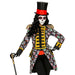 Widmann 10206539 50810 Dia de Los Muertos Parade Dress for Women, Guard Uniform, Day of Death, Jacket, Coat, Circus Director, Costume, Carnival, Theme Party, Multicoloured, XXL