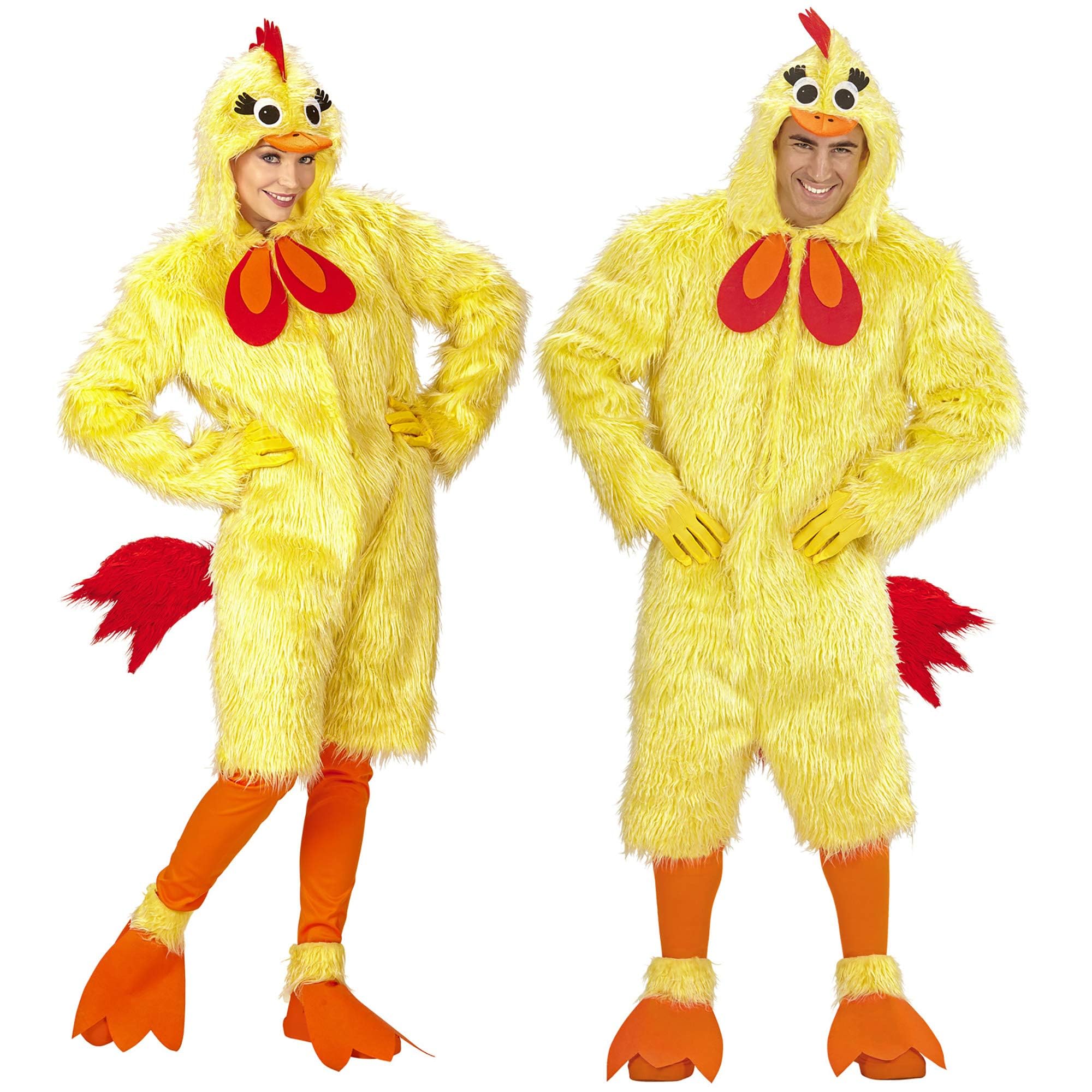 Widmann 11011314 Adult Chicken Costume, Yellow, Standard Size
