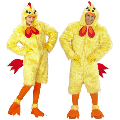 Widmann 11011314 Adult Chicken Costume, Yellow, Standard Size