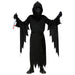 Widmann Children's Costume Grim Reaper 2-Piece Robe with Hood and Mask, Belt, Invisible Face, Grim Reaper, Killer, Costume, Fancy Dress, Theme Party, Carnival, Halloween 116