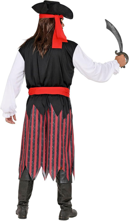 Widmann - Costume Pirate, Captain, Bandit, Halloween, Fancy Dress Costumes, Carnival XL