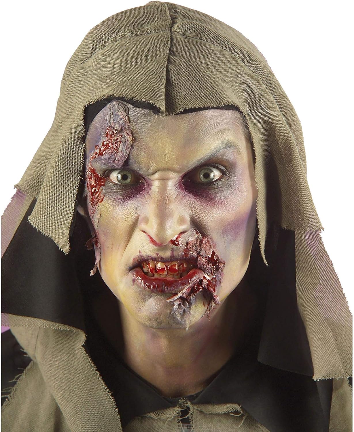 Mens Holographic Zombie Costume Medium UK 40/42" for Halloween Fancy Dress