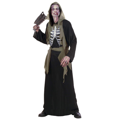 Mens Holographic Zombie Costume Medium UK 40/42" for Halloween Fancy Dress