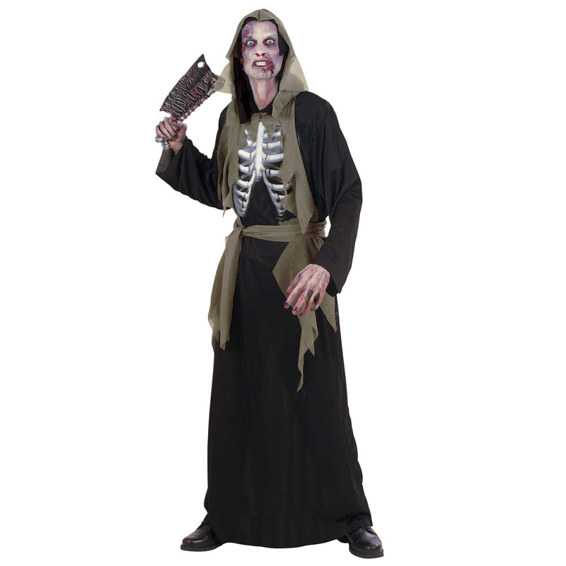 Mens Holographic Zombie Costume Medium UK 40/42" for Halloween Fancy Dress