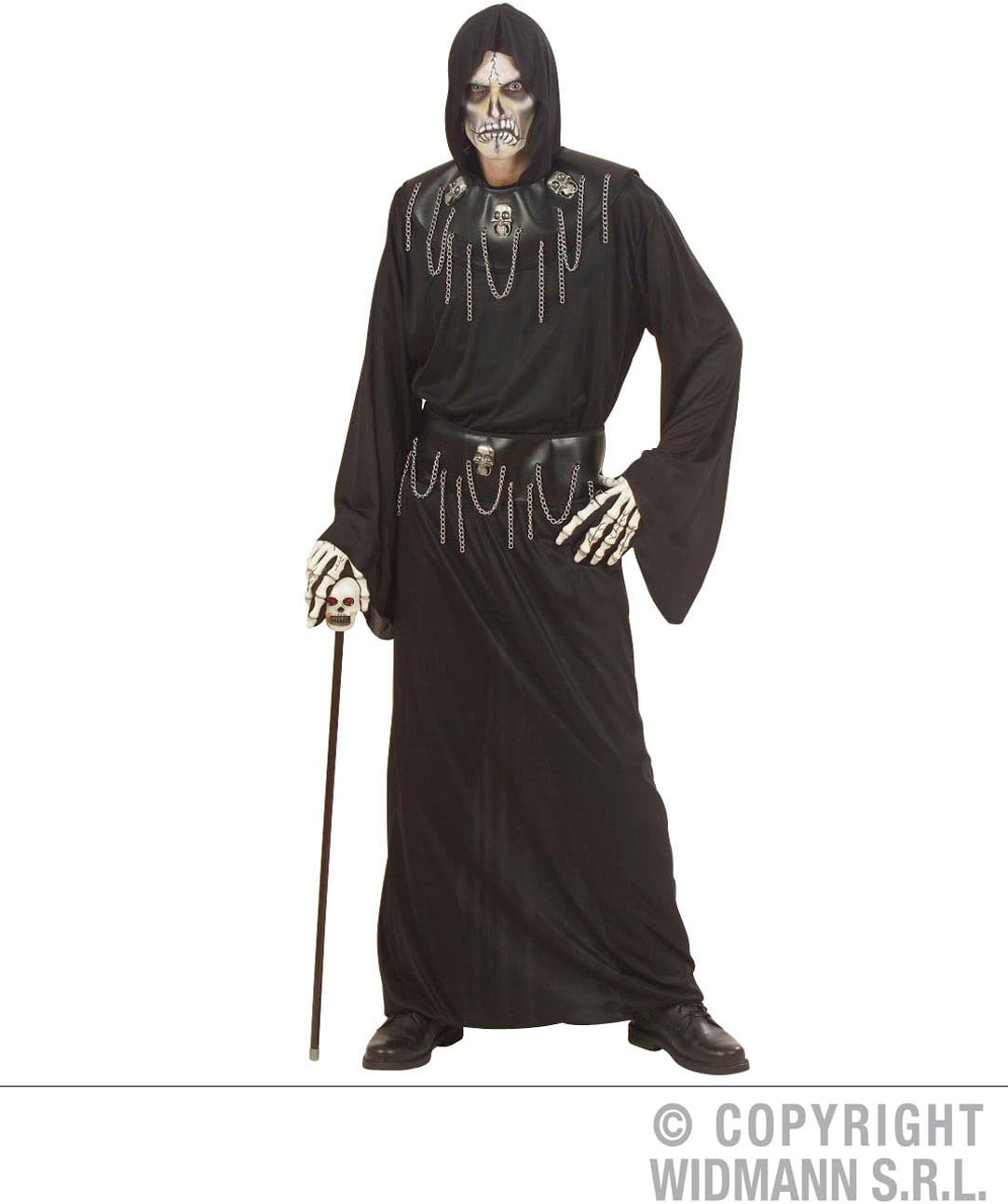 Widmann 5666 Skull Master Costume S Multi-coloured