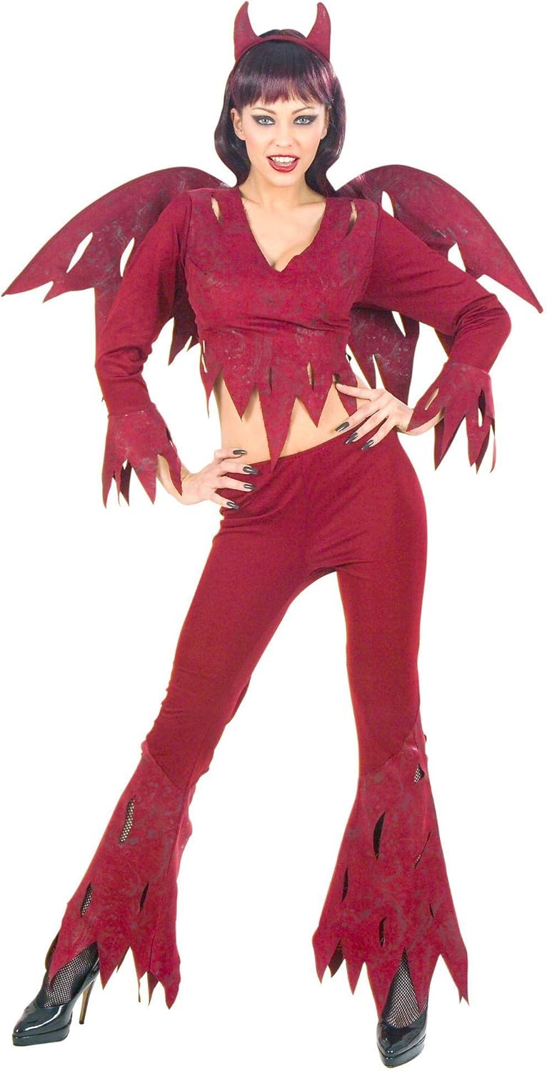 Mens Rowdy Devil Costume Medium UK 40/42" for Halloween Fancy Dress