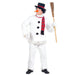 Widmann 5717C Adult Snowman Costume Coat, Trousers, Hat, Scarf and Nose XL Multi-coloured