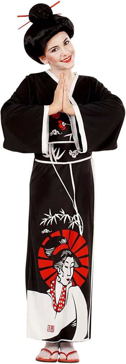 Widmann - Kinderkostüm Geisha, Kimono, japanisches Kleid, Faschingskostüme, Karneval 158
