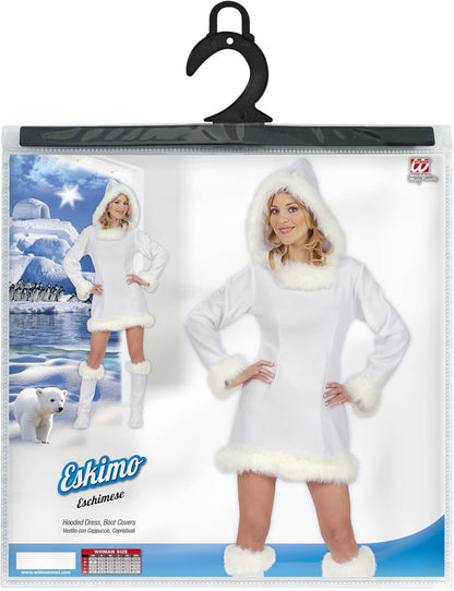 ESKIMO GIRL ADULT FANCY DRESS COSTUME LADIES (CHRISTMAS)