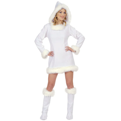 ESKIMO GIRL ADULT FANCY DRESS COSTUME LADIES (CHRISTMAS)