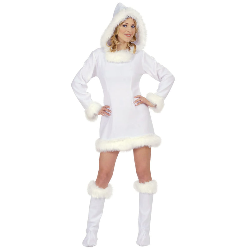 ESKIMO GIRL ADULT FANCY DRESS COSTUME LADIES (CHRISTMAS)