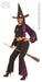 Ladies F/Optic Witch Costume Medium UK 10-12 for Halloween Fancy Dress