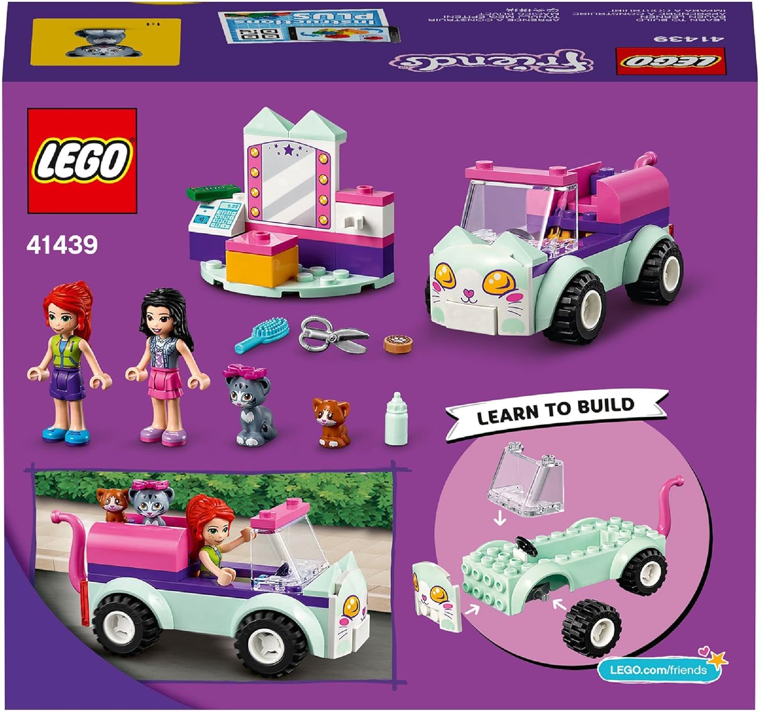 LEGO 41439 Friends Cat Grooming Car single