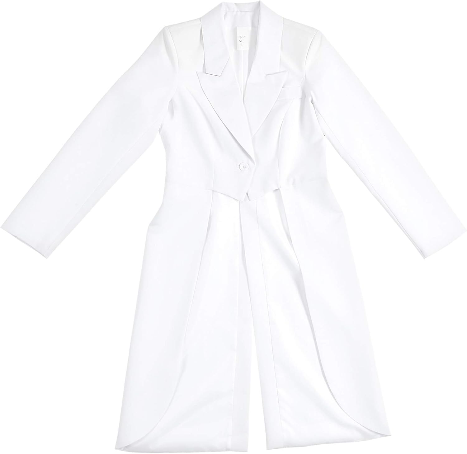 Widmann - Women's Costume Tailcoat, Showgirl, Carnival, Theme Party White L