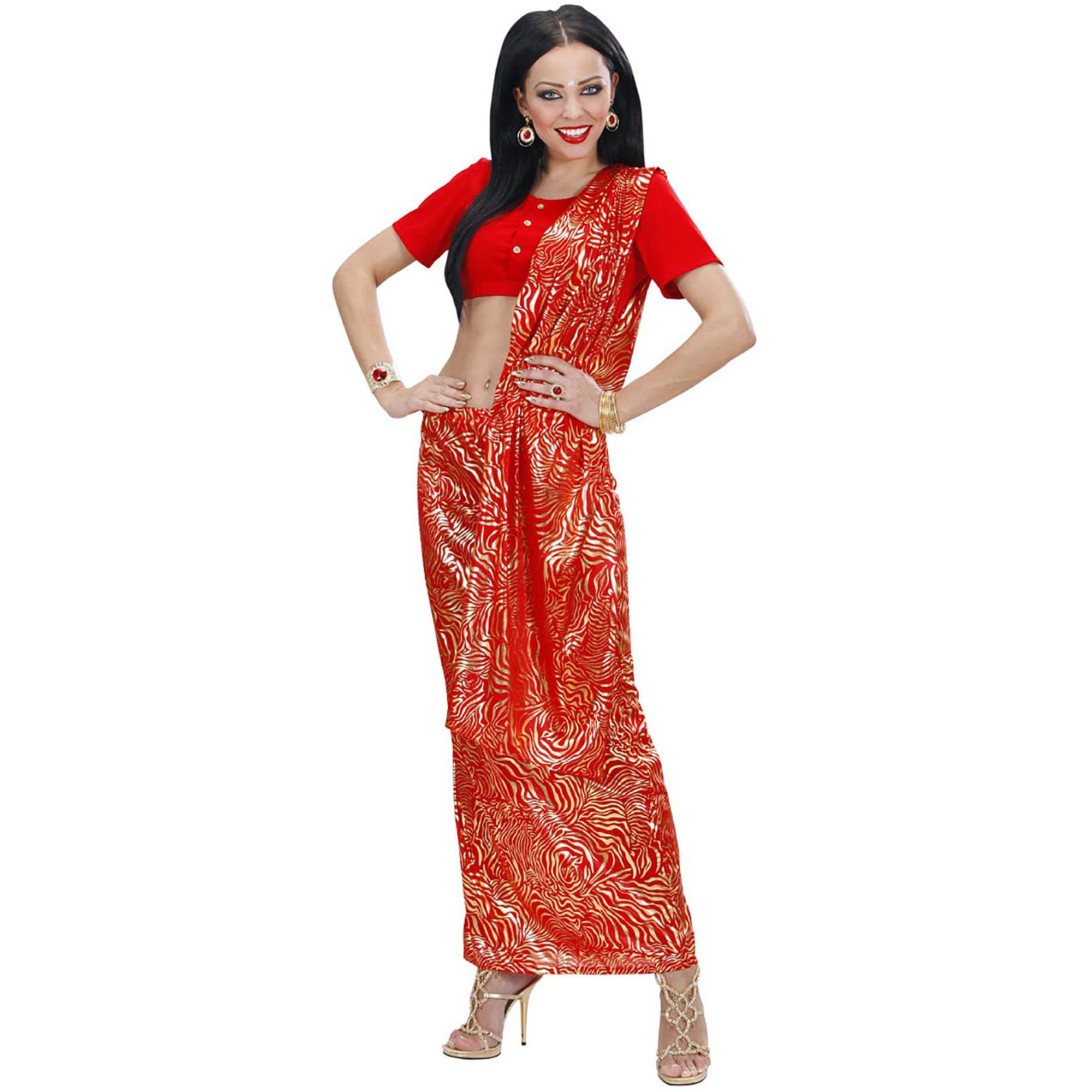 Indian Sari Costume Medium for TV Adverts & Commercials Fancy Dress