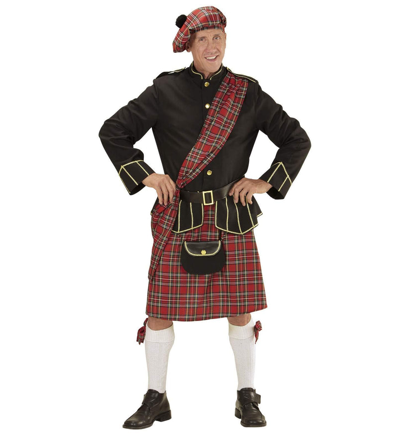 "SCOTSMAN" (jacket, skirt, belt, purse, hat) - (S)