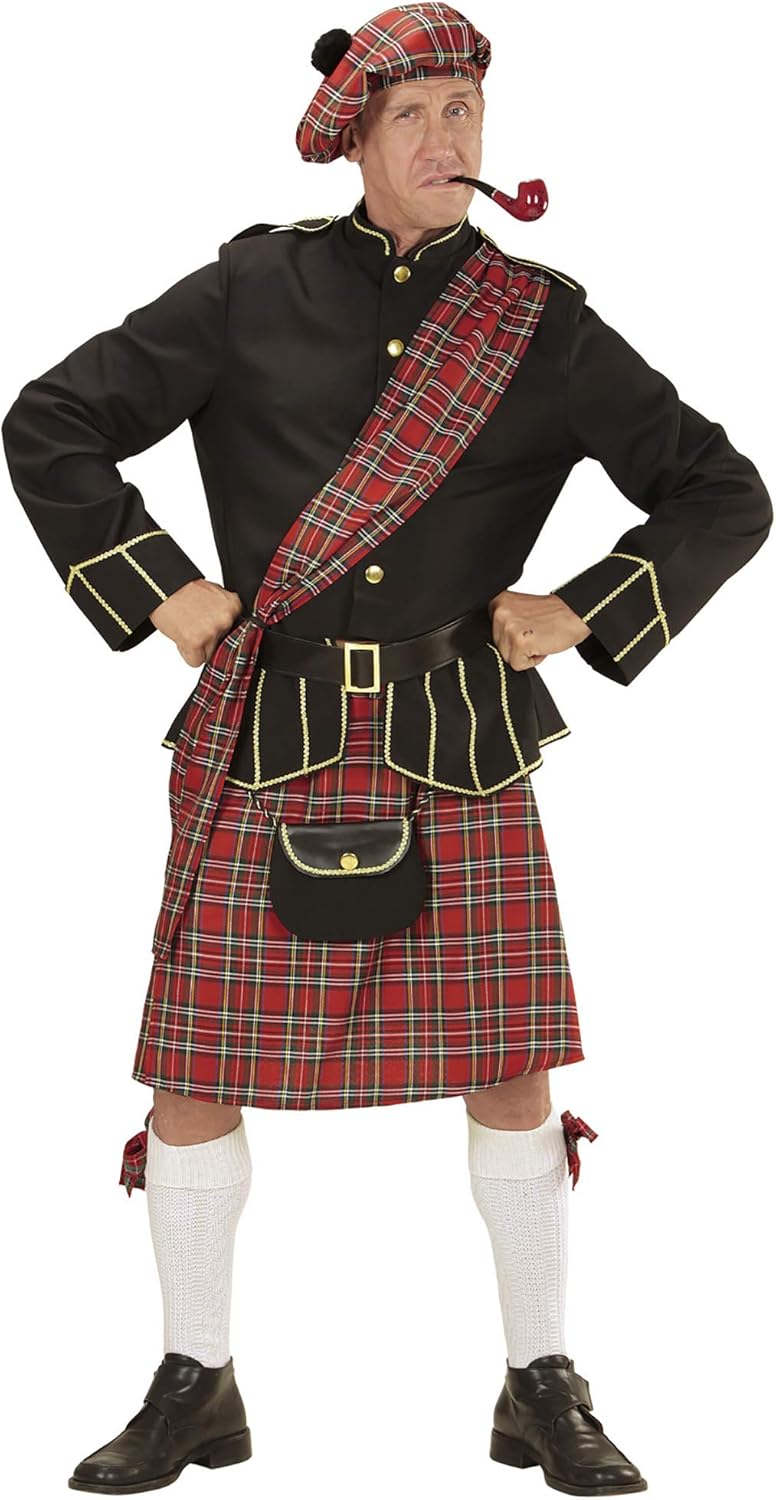 "SCOTSMAN" (jacket, skirt, belt, purse, hat) - (S)