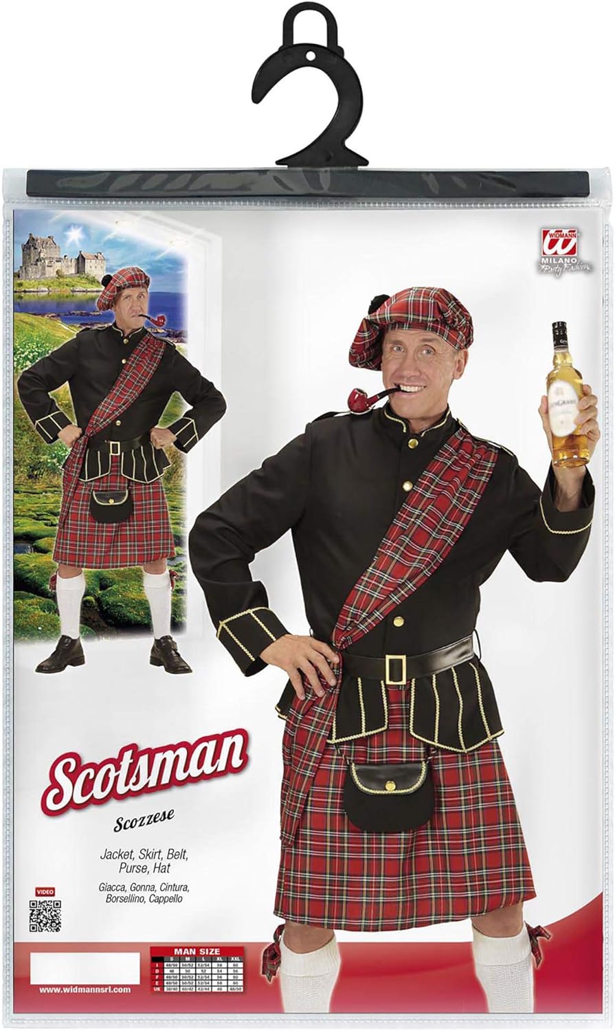 "SCOTSMAN" (jacket, skirt, belt, purse, hat) - (S)