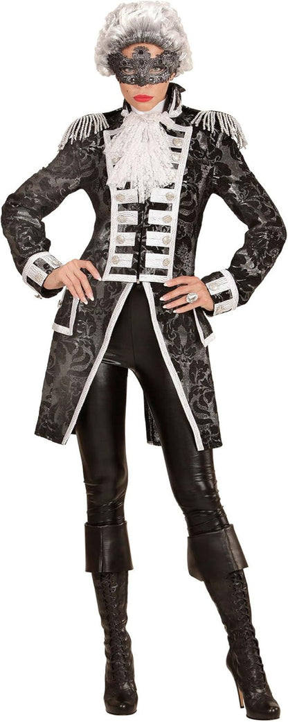 Widmann women's jacquard parade costume XL Silver
