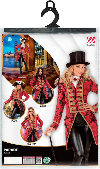 Widmann women's jacquard parade costume M Red