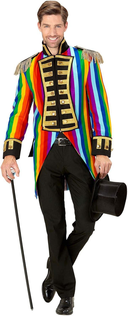 Widmann - Men’s Tailcoat Rainbow Parade Dressing-Up costume