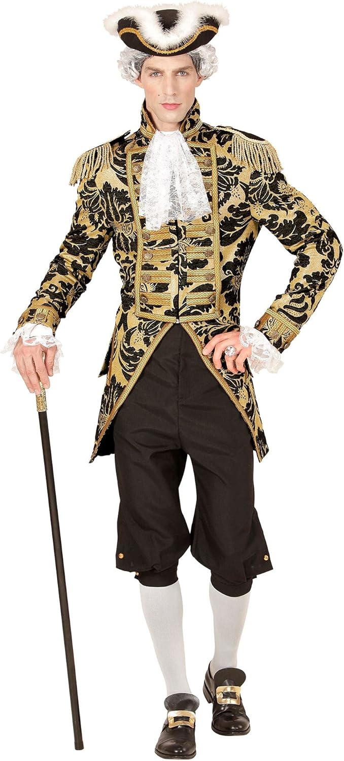 Widmann men's tailcoat, Jacquard parade costume L Gold