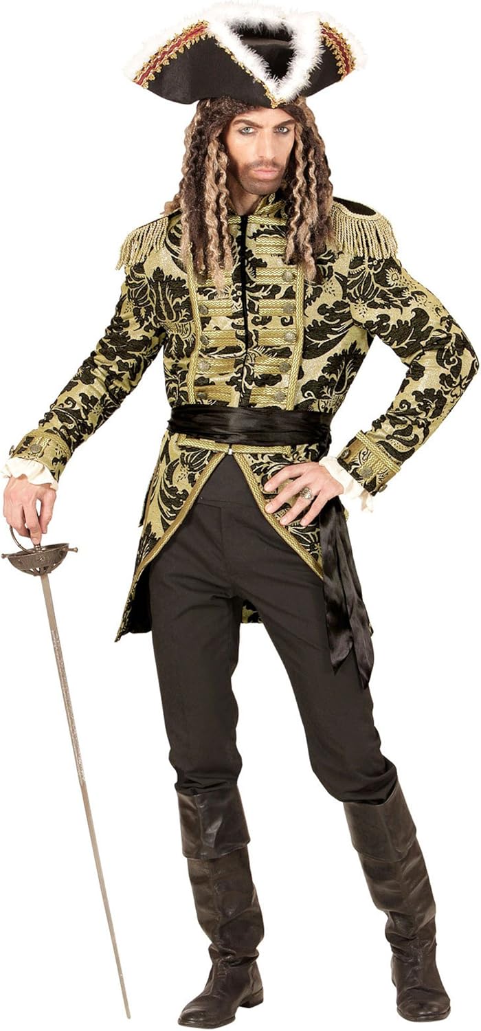 Widmann men's tailcoat, Jacquard parade costume L Gold