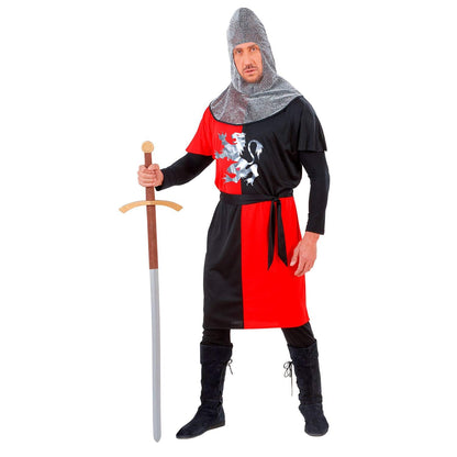 "MEDIEVAL WARRIOR" - red (coat, belt, hood) - (M)
