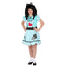 Widmann Children's Costume Doll, 2 Pieces, Dress and Hair Bow, for Girls, Gothic, Dark Girl, Psycho, Scary, Costume, Fancy Dress, Theme Party, Carnival, Halloween 140