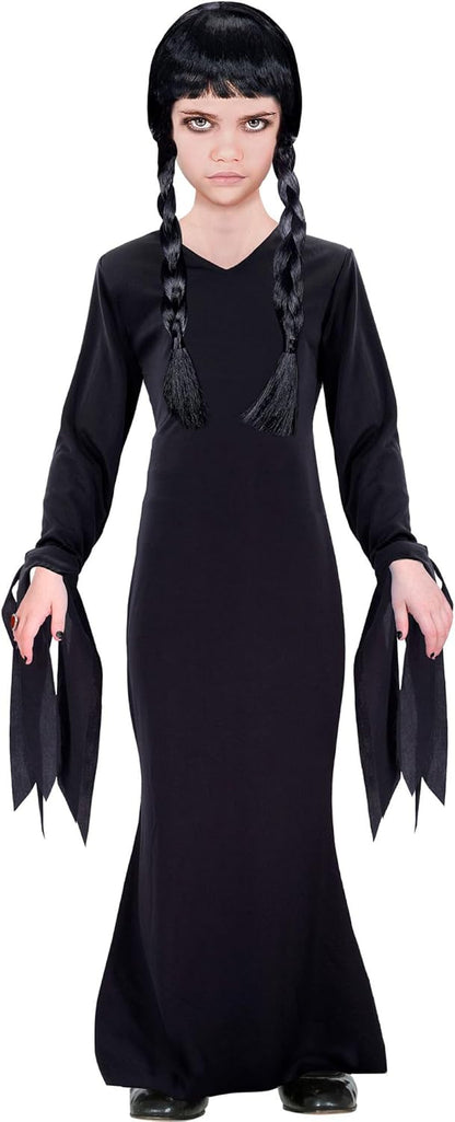 WIDMANN 60609 - Dark Girl Costume for Girls, Gothic, Horror, Fairytales, Halloween, Carnival, Size 164 Cm (14-16 Years)