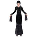 WIDMANN 60652 - Dark Girl Costume for Adult Woman, Gothic, Horror, Fairytales, Halloween, Carnival, Size M