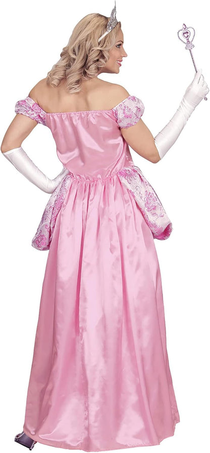"CHARMING PRINCESS" (dress with crinoline underskirt, gloves, choker, tiara) - (L)