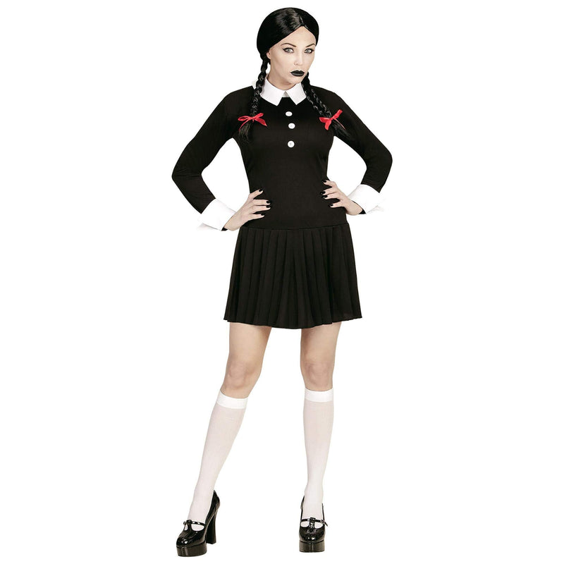 Widmann - Dark girl costume, dress, Halloween, carnival, theme party