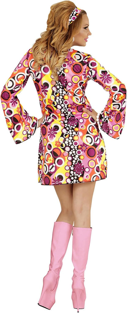 "GROOVY" (dress, headband) - (XL) XL Multi-coloured
