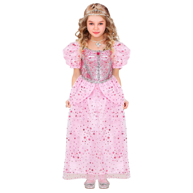 Children's Pink Princess/Fairy 140cm Costume Medium 8-10 yrs (140cm) for Disney Fairytale Fancy Dress