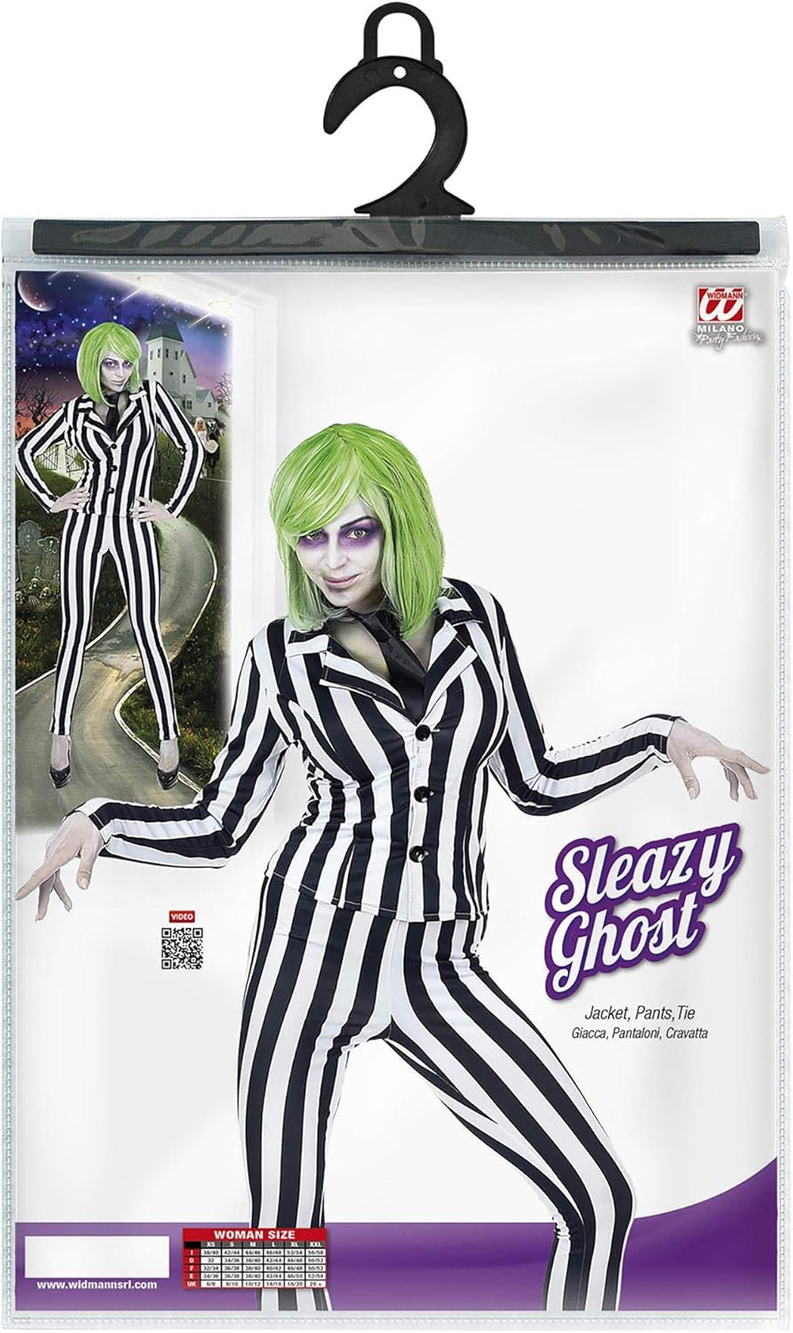 Widmann Kostüm Freaky Geisterlady 3-tlg.