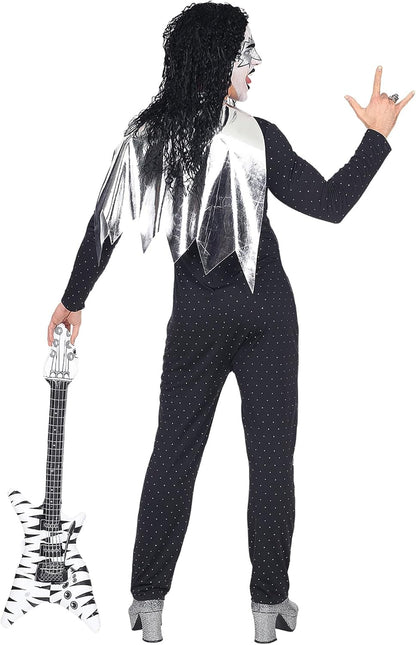 "HEAVY METAL ROCK STAR" (overalls, cape) - (L)