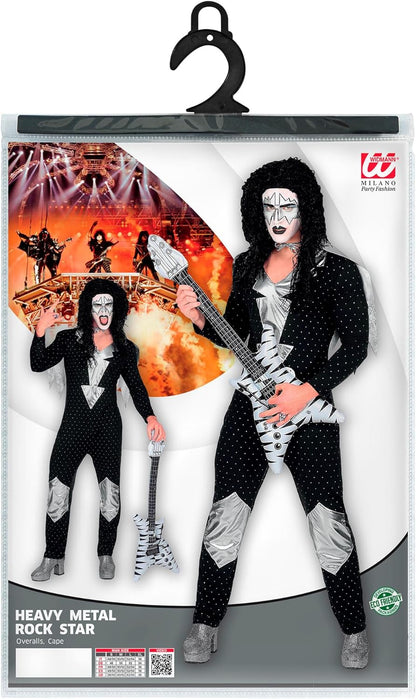 "HEAVY METAL ROCK STAR" (overalls, cape) - (L)