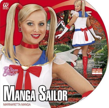 Ladies Manga Sailor Costume Medium UK 40/42" for Navy Sea Fancy Dress