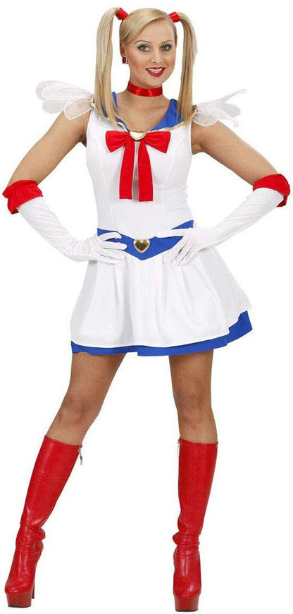 Ladies Manga Sailor Costume Medium UK 40/42" for Navy Sea Fancy Dress