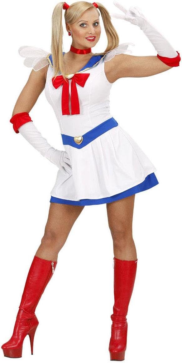 Ladies Manga Sailor Costume Medium UK 40/42" for Navy Sea Fancy Dress
